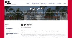 Desktop Screenshot of ecosconference.org