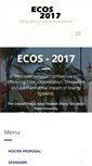 Mobile Screenshot of ecosconference.org